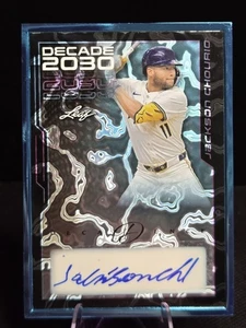 2024 LEAF RC DECADENCE DECADE 2030 AUTOGRAPH 2/10 JACKSON CHOURIO - BREWERS 🔥  - Picture 1 of 6