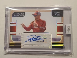 2025 Turn Four NASCAR Center Stage Signatures Justin Allgaier #CSS-JAL 62/75 - Picture 1 of 2