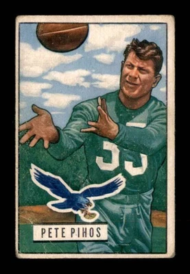 1951 Bowman #46 Pete Pihos   VG X2961518 - Image 1 of 2