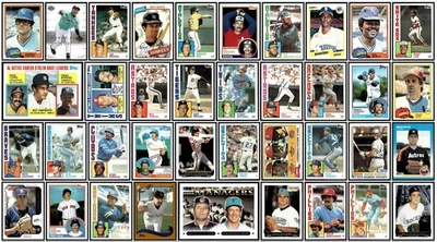 Mixed Lot of 82  Sports Cards 1980-1980 New York Yankees Kansas City Royals - Image 1 of 3