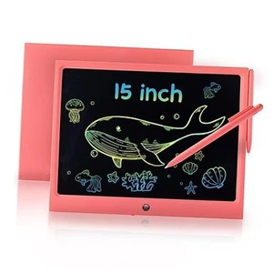 LCD Writing Tablet Doodle Board, 15 inch Colorful Drawing Tablet Writing Pad  - Picture 1 of 7