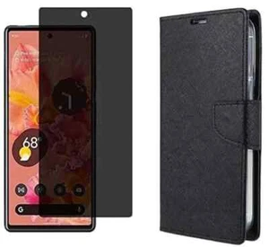 Coque Etui Portefeuille + Verre Trempé Anti Espion pour Google Pixel 8A - Photo 1 sur 7