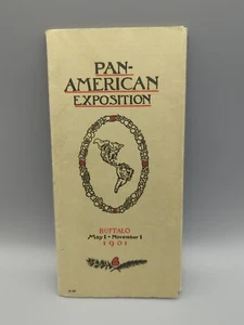 Exposición Panamericana BUFFALO NY 1 de mayo 1 de noviembre de 1901 Esquema Folleto A-30  - Imagen 1 de 12