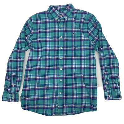 Camisa de ballena con botones Vineyard Vines L/S verde azulado/rosa/blanco a cuadros L (16) Foto 1 de 4
