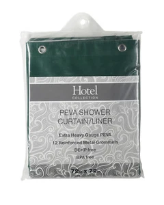 Hotel Collection Non-Toxic 10 Gauge Peva Shower Curtain Liners - Assorted Colors - Picture 1 of 28
