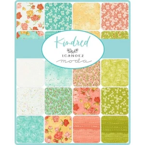 Moda Layer Cake - KINDRED - 100% cotton for patchwork quilting - Picture 1 of 2