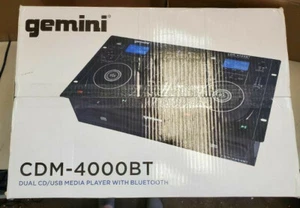 GEMINI CDM-4000BT DUAL CD/USB MEDIA PLAYER BLUETOOTH - Picture 1 of 9