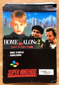 HOME ALONE 2 Lost in New-York - NOTICE ORIGINALE SUPER NINTENDO SNES PAL FAH II - Photo 1/2
