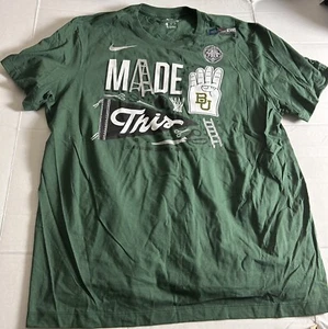 Baylor Bears Shirt Mens Green NCAA Basketball Final Four March Madness XXL - Picture 1 of 3