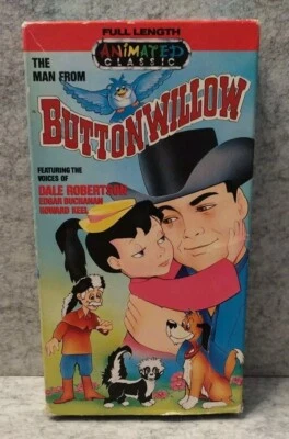 The Man From Button Willow (VHS, 1990) Animated Classic  - Image 1 of 4