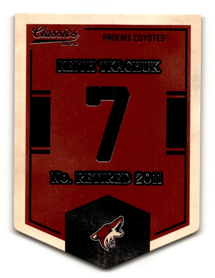 Keith Tkachuk 2012-13 Panini Classics Signatures Banner Numbers #EN61 Phoenix - Image 1 of 2