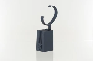 Tudor Standfuß + Uhrenhalter Kunststoff schwarz, Höhe 15,7cm - Neuware - Picture 1 of 4