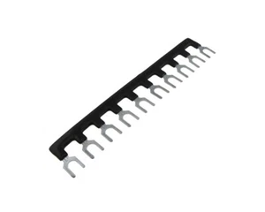 10 POS Shorting Bar Stripe For 25A Screw Barrier Terminal Block - Black - Picture 1 of 1