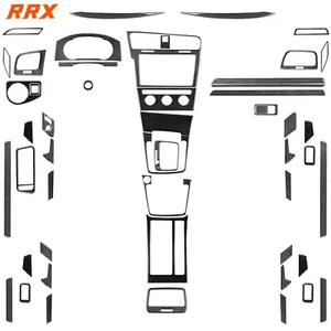 56Pcs Real Carbon Fiber Kits Full Interior Trim For VW Golf 7 GTI Mk7 2013-2017 - Picture 1 of 21