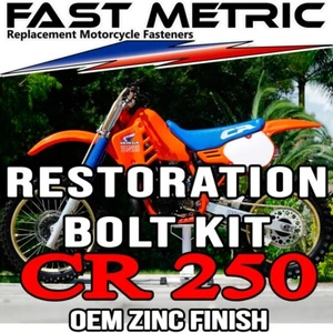 Kit de pernos de restauración Honda CR 250 1986-1989 en acabado galvanizado | Ahorra $$$$ - Imagen 1 de 21