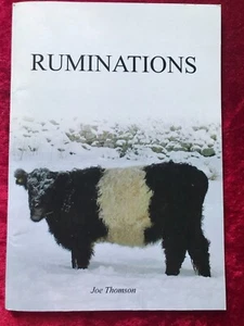 Ruminations. Joe Thomson. Dumfries & Galloway Poetry. 10 Images in Listing. - Picture 1 of 11