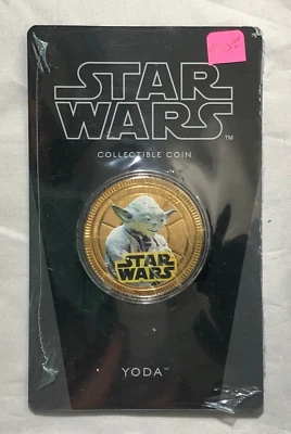 2011 NIUE STAR WARS Йода коллекционная монета Новой Зеландии новом $1 позолоченный. - Изображение 1 из 3