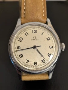 VINTAGE OMEGA MILITARY STYLE 35mm MANUAL Cal. 30T2 Ref. 2384-2 - Picture 1 of 11