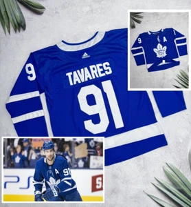 Toronto Maple Leafs #91 TAVARES Ice Hockey Jersey NHL Shirt by Adidas size 46 - Picture 1 of 19