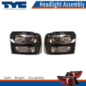 Conjunto de faros TYC izquierda y derecha 2 piezas para Ford F-250 Super Duty 2005-2007 - Imagen 1 de 10