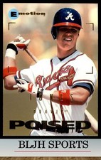 1995 SkyBox E-Motion #102 Chipper Jones  Atlanta Braves