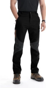 Walking Trousers for Men Waterproof Zip Pockets - Picture 1 of 1