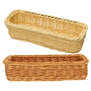 2 Pcs Seasoning Jar Storage Box Cutlery Basket Utensil Rack Kitchen Chopstick - Picture 1 of 12