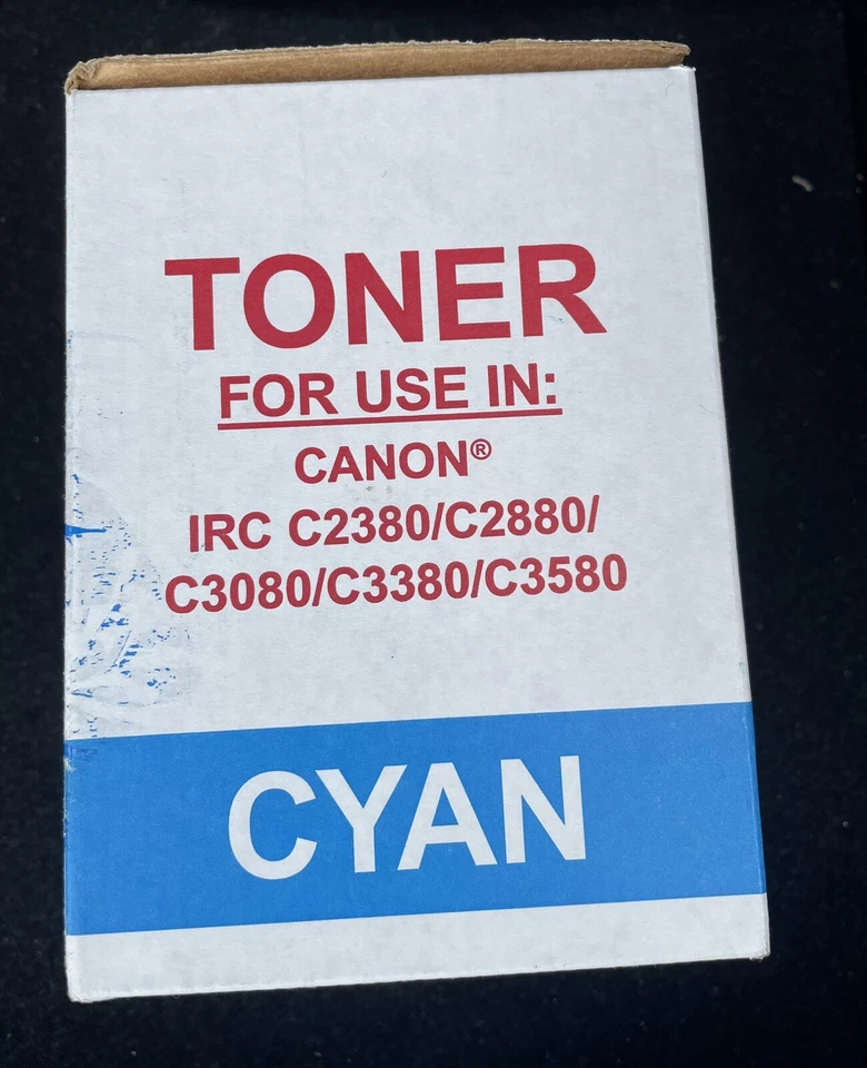 Brand New CANON IRC C2380/C2880/C3080/C3380/C3580 CYAN Toner  - Image 1 of 1
