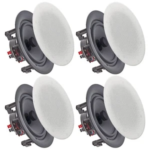 (Paquete de 4) Altavoces de techo bidireccionales Vaiyer 200W 8Ω 6,5", woofer de graves medios, audio para el hogar - Imagen 1 de 15