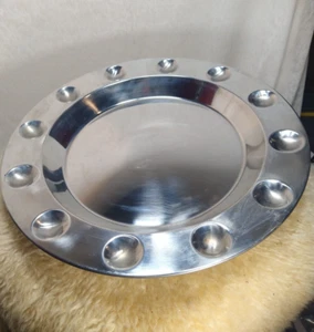 LARGE IKEA SERVING TRAY PLATTER 15" POLISHED STAINLESS STEEL - GOOD CONDITION - Picture 1 of 8