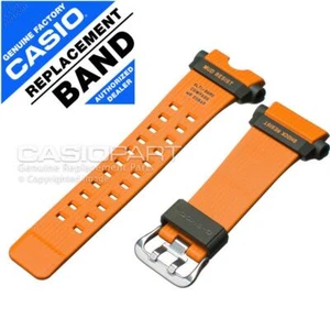 GENUINE CASIO Orange Rubber Watch Band Strap for G-Shock Mudmaster GG-B100-1A9 - Picture 1 of 2