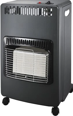 armadio mobile a gas calore riscaldatore casa ufficio calore portatile butano bombola gas fuoco - Immagine 1 di 4