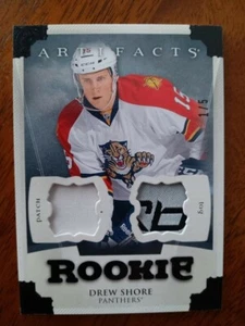 2013-14 Artifacts Hockey Drew Shore Rookie Patch Tag #164 Panthers 1/5 - Picture 1 of 3