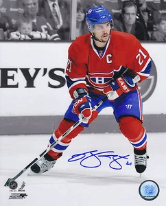 Brian Gionta Montreal Canadiens 8x10 Photo Hockey COA Signed NHL Holofoil  - Picture 1 of 1