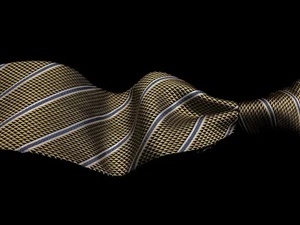 EAGLE - Men’s Golden Triangle Weave Striped Neck Tie 3.4”W x 58”L - Picture 1 of 8