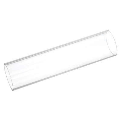 Пластиковая труба жесткая поликарбонатная круглая трубка прозрачная 57 мм внутренний диаметр 63 мм внешний диаметр 9,6 дюйма (245 мм) - Изображение 1 из 4