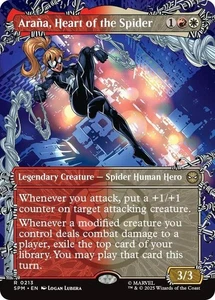 Arana, Heart of the Spider (Borderless) - Marvel's Spider-Man - 0213 - MTG - NM - Picture 1 of 1
