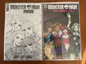 IDW Exclusive PRIDE Monster High New Scaremester #1 25 Year Anniversary LE SET - Picture 1 of 11