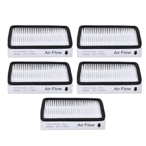 5 Pack For Kenmore EF-2 86880 Exhaust Vacuum HEPA Media Filters Replacement - Picture 1 of 13