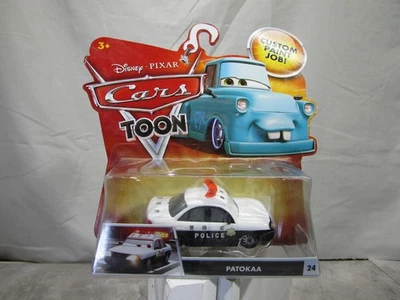 Disney Pixar Cars Toon Tokyo Mater Patokaa Police Diecast Car Mattel 24 - Image 1 of 4