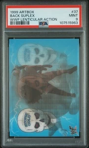 1999 Artbox Wwf Lenticular Action #37 Back Suplex PSA 9 (Pop 1. No 10s) - Picture 1 of 2