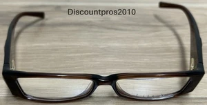 Nicole Miller Shattered Eyeglasses Frame Sheer Brown 52-14-125 - Picture 1 of 4