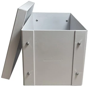 CheckOutStore White 7" Vinyl Record 45 RPM Storage Box II - Picture 1 of 3