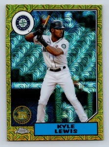 Topps #T87C2-93 2022 Kyle Lewis Seattle Mariners - Imagen 1 de 2