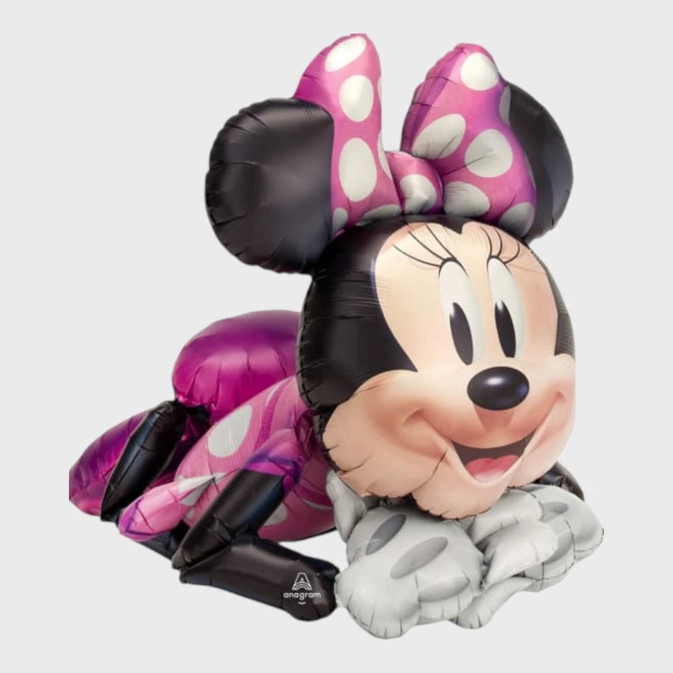 35 inch Minnie Mouse Sitting Airwalker Foil Balloon - Image 1 of 1