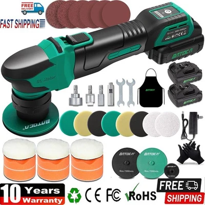 BATOCA S4 Cordless Dual Action Orbital Polisher Car Buffer with Battery Kit UK