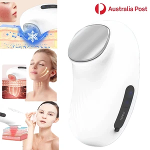 Mini masajeador vibratorio de belleza dispositivo de levantamiento facial enfriador de aire para la piel antiarrugas  - Imagen 1 de 12