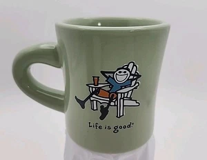 Taza de café Life is Good Green Adirondack Jake 10 oz "Haz lo que quieras" - Imagen 1 de 16