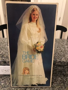 Vintage The Bride Brettspiel Mädchen Hochzeit Selchow & Righter Co. Originalverpackt Komplett - Bild 1 von 23
