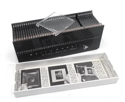 Bandeja deslizante Bell & Howell MkII Micro-Mount 35 mm con 40 montajes ~ ¡Envío de $5! Foto 1 de 2